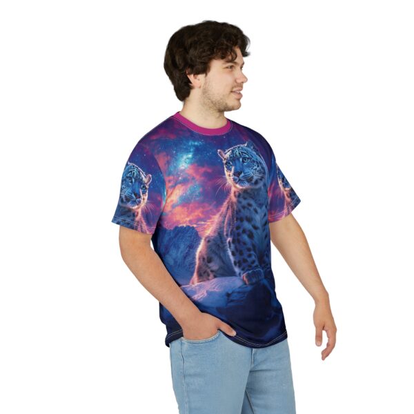 Snow Leopard Unisex Tee by Wyldesigns - Wildlife Graphic T-Shirt #WD-D016 (AOP) - Image 27