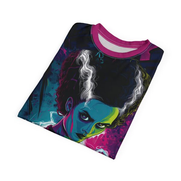 Bride Of Frankenstein Pop 60's Art Style Tee Unisex (AOP) - Image 40