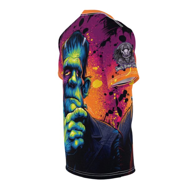 Frankenstein II Pop 60's Art Style Tee Unisex (AOP) - Image 24