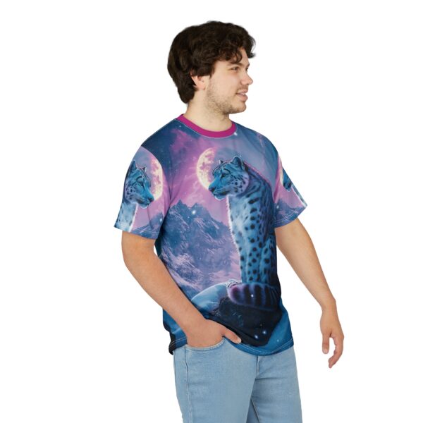 Snow Leopard Unisex Tee by Wyldesigns - Wildlife Graphic T-Shirt #WD-D017 (AOP) - Image 27
