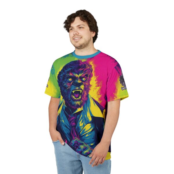 The Wolfman II Pop 60's Art Style Tee Unisex (AOP) - Image 10
