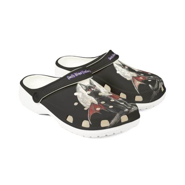 Scary Cute Halloween Bat Cat EVA Foam Shoes - Clog Style - Image 11