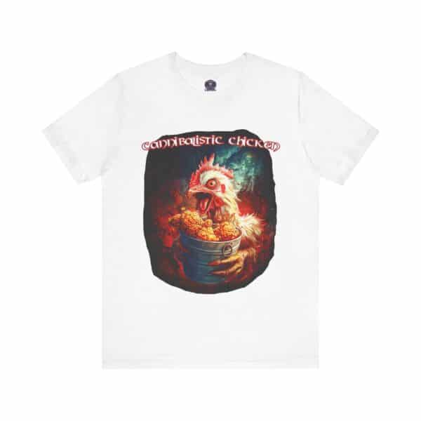 Cannibalistic Chicken Band Tee Alt Logo Font - Image 20
