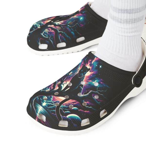 Cosmic Black Panther WD-D009 By Wyldesigns Design - Clog Shoes - Image 16