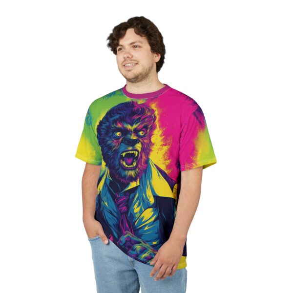 The Wolfman II Pop 60's Art Style Tee Unisex (AOP) - Image 30
