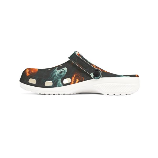 Halloween Ghosts & Pumpkins Pattern 3 Clog Style Shoes - Image 14