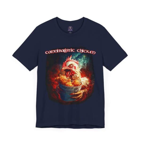 Cannibalistic Chicken Band Tee Alt Logo Font - Image 17