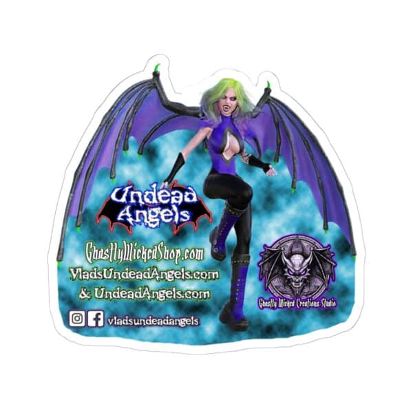 Undead Angels Vampire Heroine Promo Style Sticker (Indoor) - Image 4