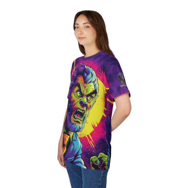 The Wolfman Pop 60's Art Style Tee Unisex (AOP) - Image 18