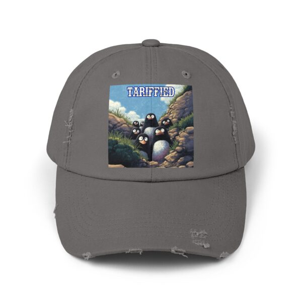 Tariffied Logo Distressed Cap - Tariff Fear Is Real - Image 36