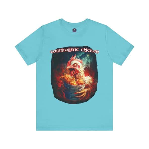 Cannibalistic Chicken Band Tee Alt Logo Font - Image 53