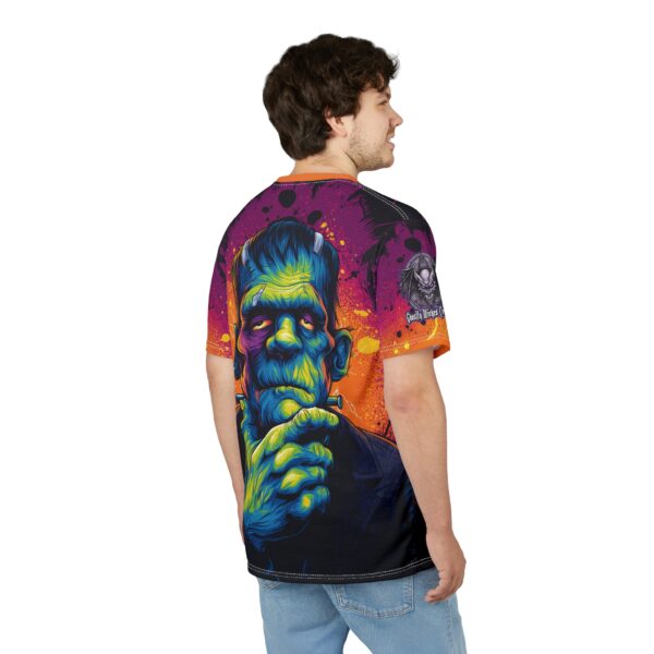 Frankenstein II Pop 60's Art Style Tee Unisex (AOP) - Image 33