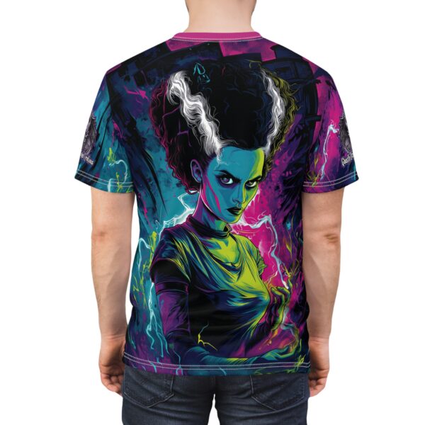 Bride Of Frankenstein Pop 60's Art Style Tee Unisex (AOP) - Image 32