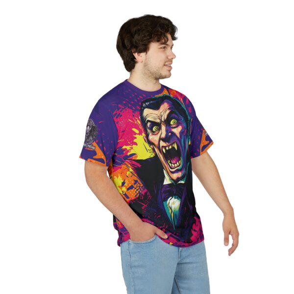 Dracula Pop 60's Art Style Tee Unisex (AOP) - Image 16