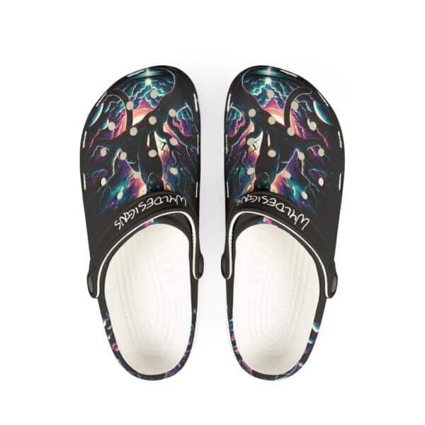 Cosmic Black Panther WD-D009 By Wyldesigns Design - Clog Shoes - Image 10