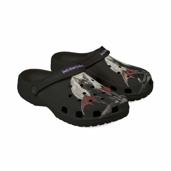 Scary Cute Halloween Bat Cat EVA Foam Shoes - Clog Style - Image 3