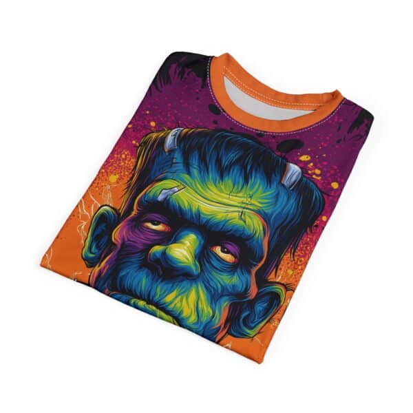 Frankenstein II Pop 60's Art Style Tee Unisex (AOP) - Image 40