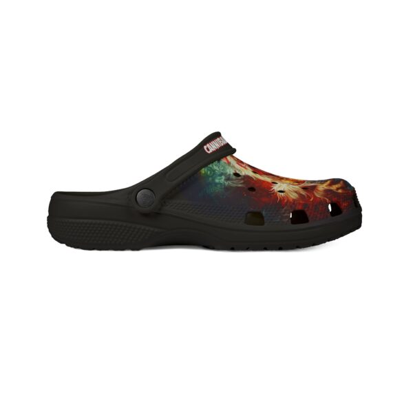 Cannibalistic Chicken Band Design Clog Shoes - Image 7