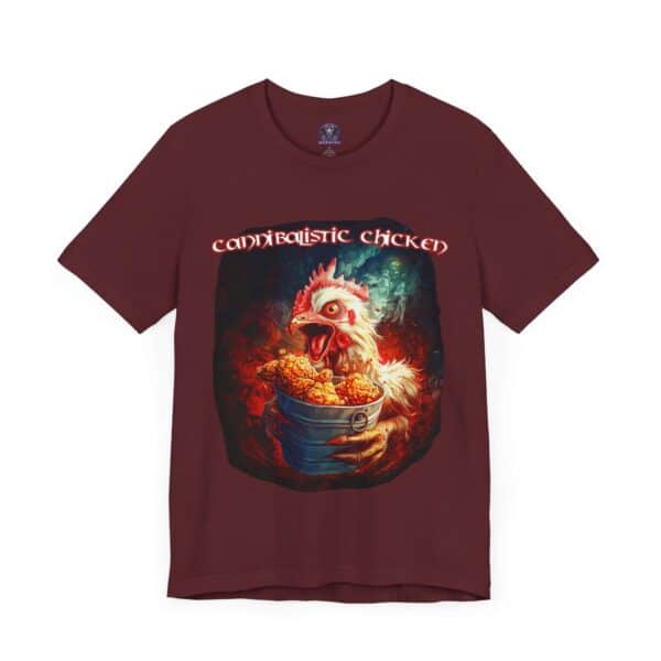 Cannibalistic Chicken Band Tee Alt Logo Font - Image 32