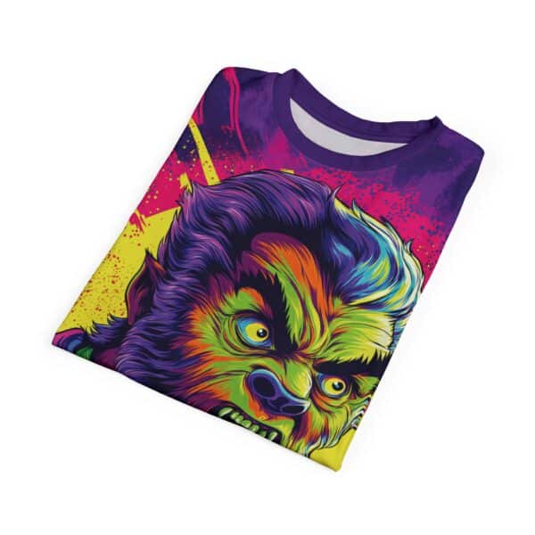 The Wolfman Pop 60's Art Style Tee Unisex (AOP) - Image 20
