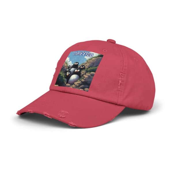 Tariffied Logo Distressed Cap - Tariff Fear Is Real - Image 51