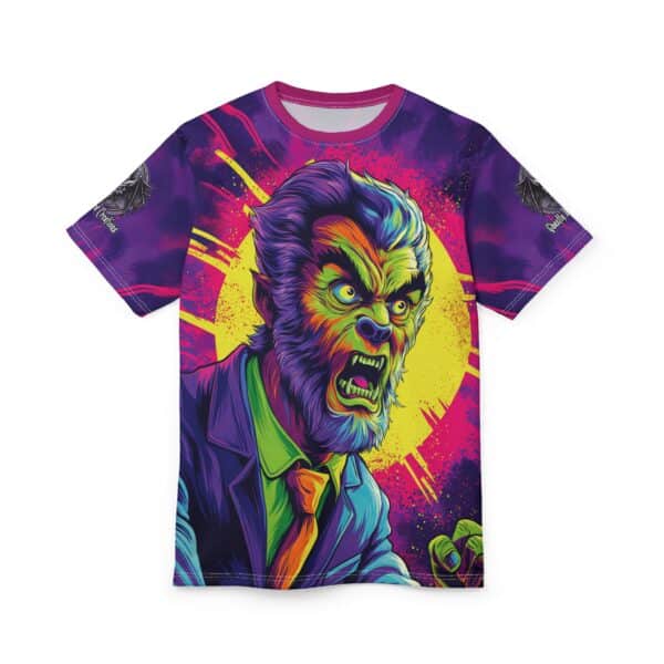 The Wolfman Pop 60's Art Style Tee Unisex (AOP) - Image 29