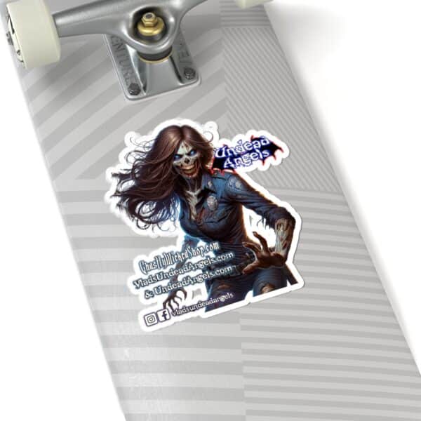 Undead Angels Zombie Police Officer Promo Style Sticker (Indoor) - Image 5