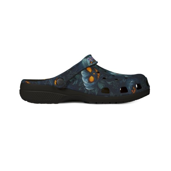 Halloween Ghosts & Pumpkins Pattern 2 Clog Style Shoes - Image 7