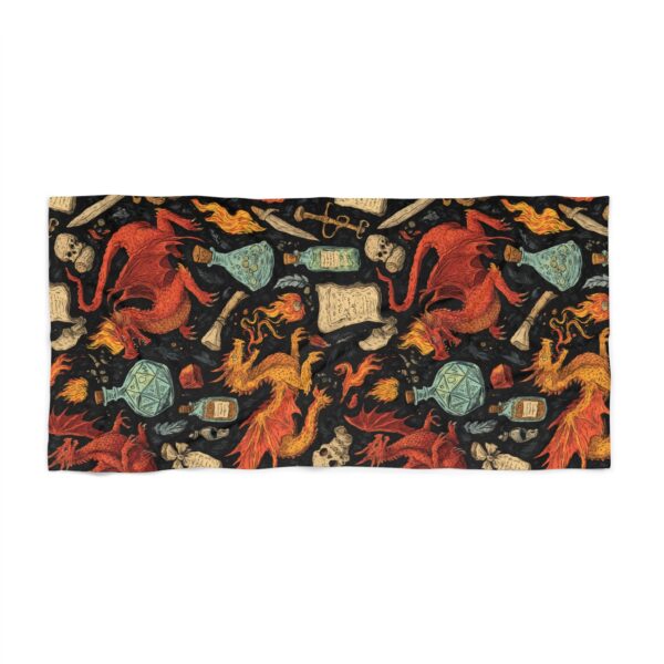 Epic Dragon Pattern Copy of Beach Towel - Image 2