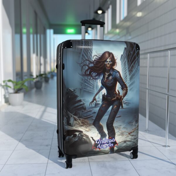 Undead Angels Zombie Police Officer Terri #UA-ZT001 Personalized Luggage - Image 11