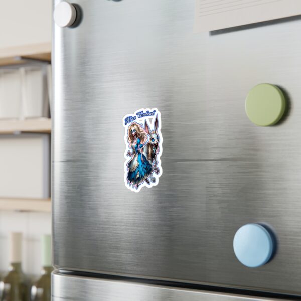 Ghastly Wicked Tales Alice Undead & White Rabbit Decal Sticker - Image 3