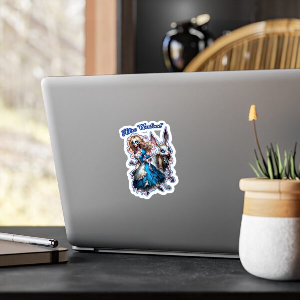 Ghastly Wicked Tales Alice Undead & White Rabbit Decal Sticker - Image 10