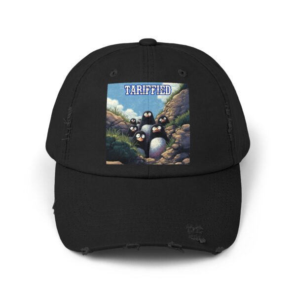 Tariffied Logo Distressed Cap - Tariff Fear Is Real - Image 15
