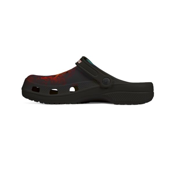 Cannibalistic Chicken Band Design Clog Shoes - Image 6