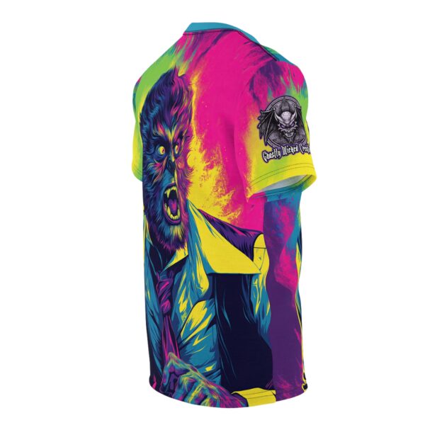 The Wolfman II Pop 60's Art Style Tee Unisex (AOP) - Image 15