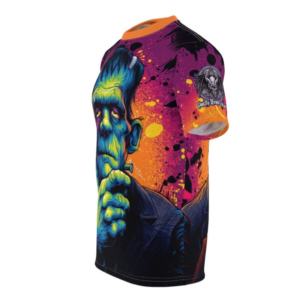 Frankenstein II Pop 60's Art Style Tee Unisex (AOP) - Image 23