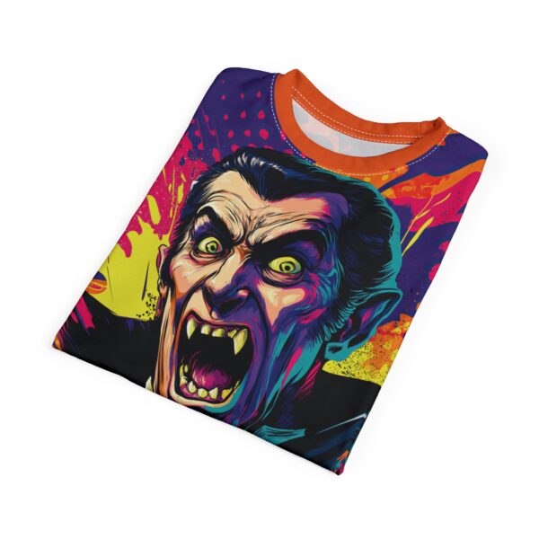 Dracula Pop 60's Art Style Tee Unisex (AOP) - Image 40