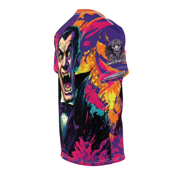 Dracula Pop 60's Art Style Tee Unisex (AOP) - Image 35