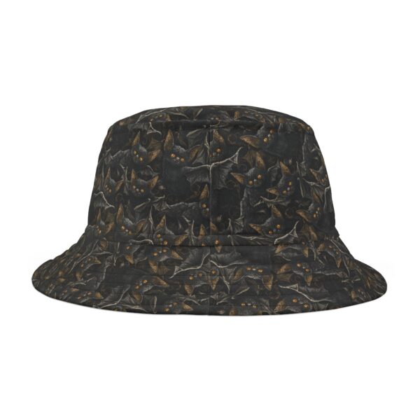 Spooky Cat Bucket Hat - Halloween Fashion Accessory - Image 3