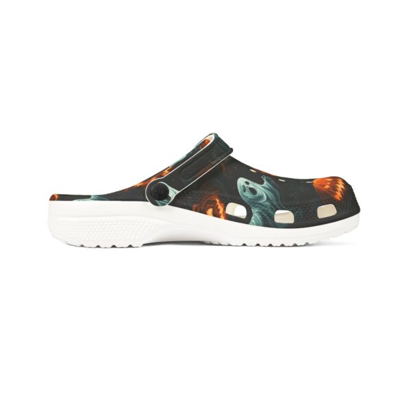 Halloween Ghosts & Pumpkins Pattern 3 Clog Style Shoes - Image 12