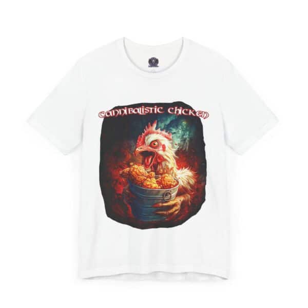 Cannibalistic Chicken Band Tee Alt Logo Font - Image 22