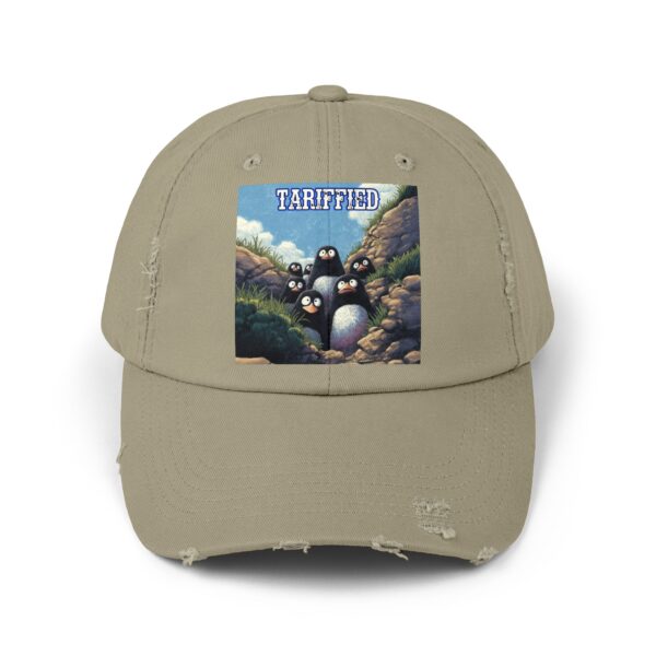 Tariffied Logo Distressed Cap - Tariff Fear Is Real - Image 29