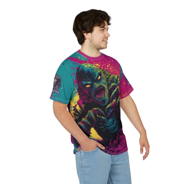 The Creature From The Deep Pop 60's Art Style Tee Unisex (AOP) - Image 36