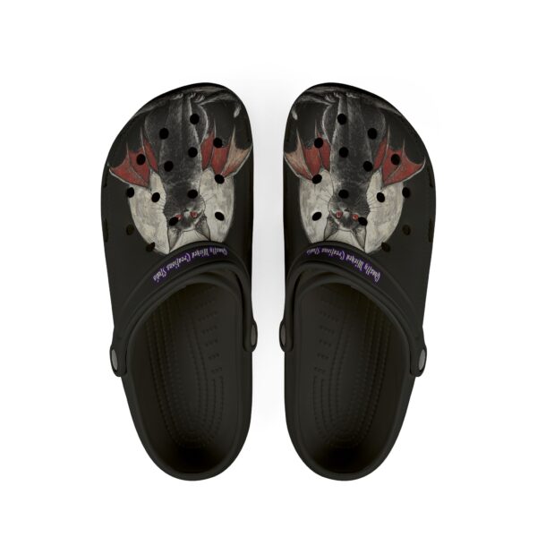Scary Cute Halloween Bat Cat EVA Foam Shoes - Clog Style - Image 2