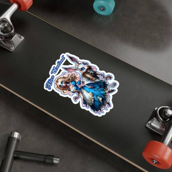 Ghastly Wicked Tales Alice Undead & White Rabbit Decal Sticker - Image 18