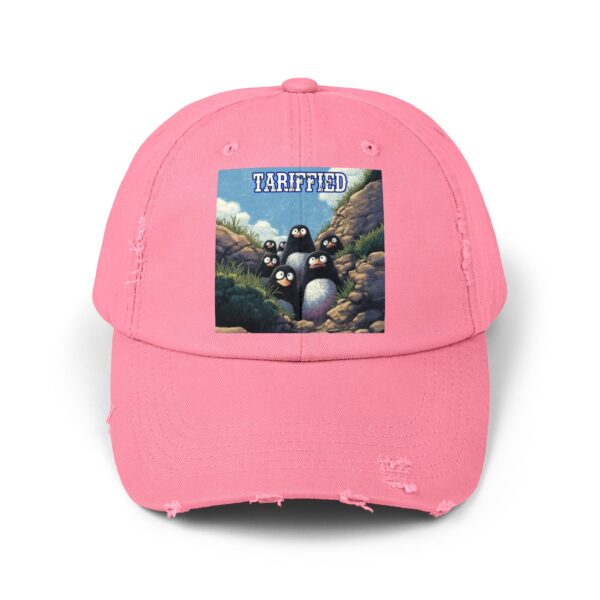 Tariffied Logo Distressed Cap - Tariff Fear Is Real - Image 43