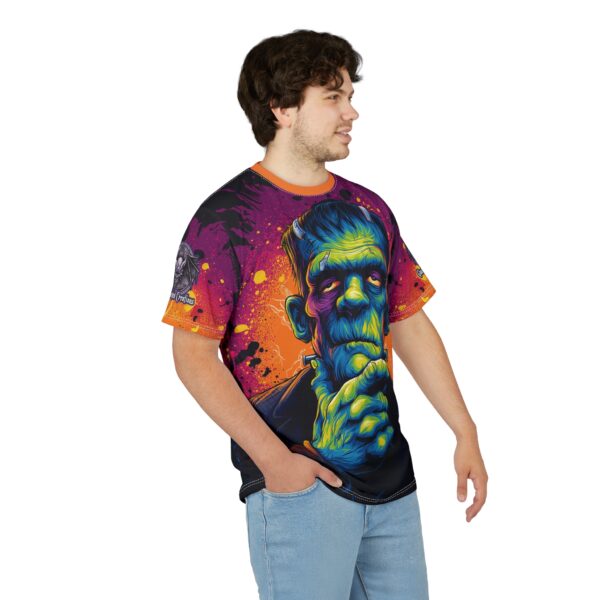 Frankenstein II Pop 60's Art Style Tee Unisex (AOP) - Image 36