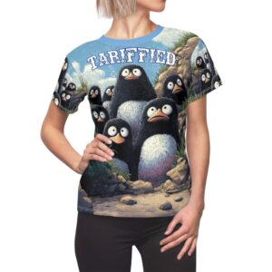 Tariffied – Tariff Fear Is Real Women's Tee (AOP)