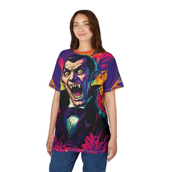 Dracula Pop 60's Art Style Tee Unisex (AOP) - Image 31