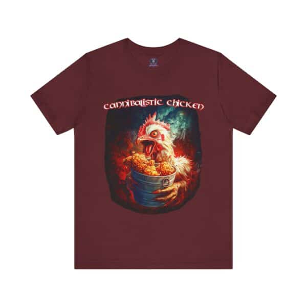 Cannibalistic Chicken Band Tee Alt Logo Font - Image 30